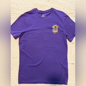 Nike Purple Men's Tee with Graphic